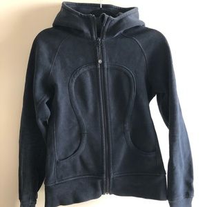 Lulu lemon Scuba Hoodie in black size 8